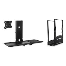 Monitor And Keyboard Wall Mount With Pc