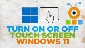 disable touch screen in windows 11