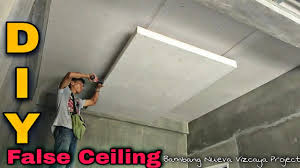 diy false ceiling installation step by