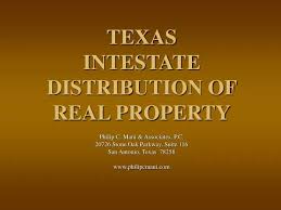 ppt texas intestate distribution of