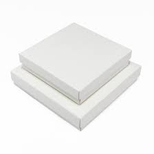 gift box matt white embossed bottom