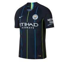 Manchester city 2 1 20:00 real madrid ft. Trikot Manchester City Away 18 19 Colore Blau Weiss Nike Sportit Com