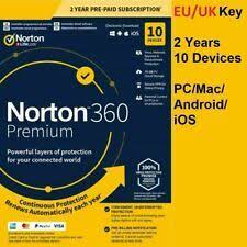 We focus mainly on very cheap antivirus software to help you protect your important information and. Norton Security Premium 10 Devices Download Code For Sale Online Ebay