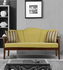 Buy Elegant Solid Wood 3 Seater Sofa In