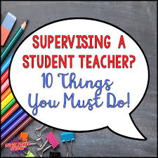 supervising a student teacher 10