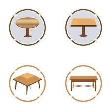 Table Vector Logo Icon Object
