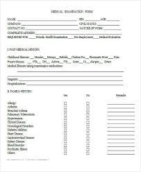 Check how your limbs move. Pre Employment Medical Form Template Medical Form Templates