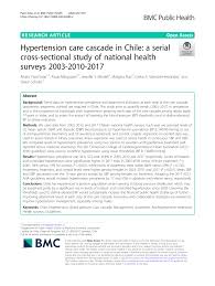 pdf hypertension care cascade in chile