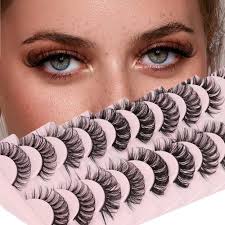 false eyelashes d curl 3d fake lashes