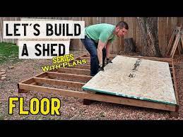 How To Build A Storage Shed Floor
