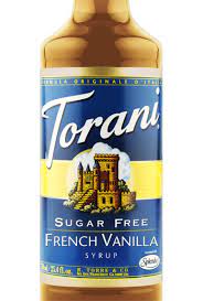 sugar free french vanilla syrup torani
