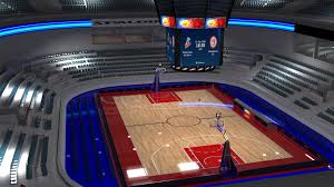 basketball stadium basket 3d model