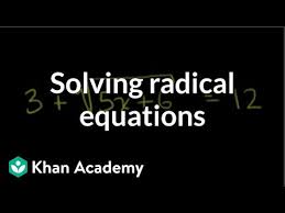 Solving Radical Equations Exponent