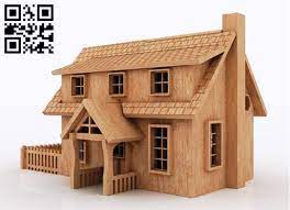 Doll House E0012686 File Cdr And Dxf