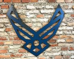 Air Force Symbol Metal Wall Art Choose