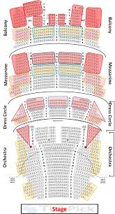 Chicago Theatre Seating Chart Detailed Seating Chart