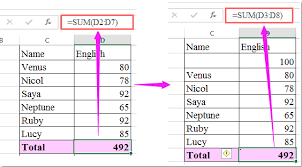 inserting rows in excel