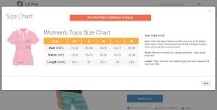 Bsscommerce Size Chart Extension For Magento 2 Firebear