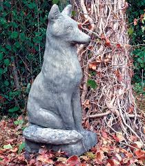 Fox Stone Garden Ornament