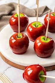 homemade toffee apples candy apples