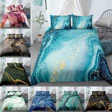 Bedding Sets Chic Marble Duvet Cover