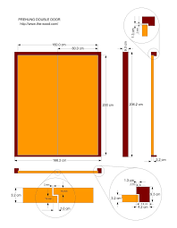 wooden door technical specifications