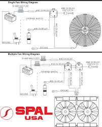 spal frh fan relay and wiring harness