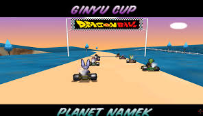 Goku, frieza, trunks, krillin, piccolo, beerus, vegeta and cell. Dragon Ball Kart 64 N64 Rom Inmortal Games