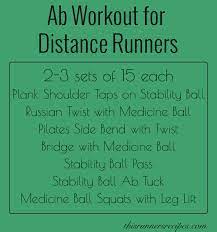 ab workout for distance runners