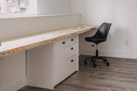 Want something that is smaller and space saving? Diy Wall To Wall Desk Easy Live Edge Lemon Thistle