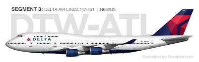 delta air lines 747 400 business cl