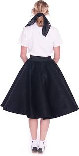 If you need to purchase a wig, get the cheap ones as you are trying to achieve a messy look. Amazon Com Hip Hop 50s Shop Adult 4 Piece Poodle Skirt Costume Set Clothing