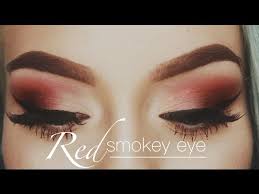 red smokey eye makeup tutorial naomi
