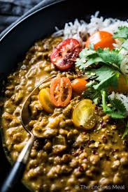 crockpot coconut lentil curry the