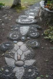 Stone Garden Paths Mosaic Garden