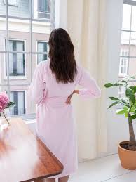 Pink Robe For Women 100 Cotton Handmade Light Soft Etsy