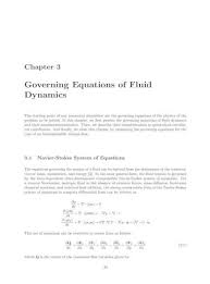 governing equations of fluid dynamics