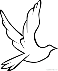 Here's a new coloring page to use as your and your kiddos prepare, featuring the prayer come, holy spirit, a dove, wind, and flames representing the apostles and mary. Holy Spirit Dove Coloring Pages Holy Spirit Dove Dove Printable Coloring4free Coloring4free Com