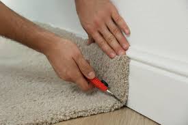 how to lay carpet without a knee kicker