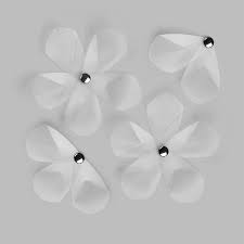 umbra aerial flower set of 12 clear