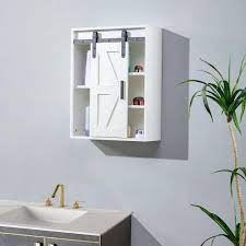 White Bathroom Wall Cabinet