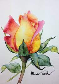 watercolor flowers paintings