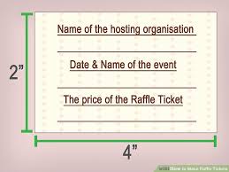 3 Ways To Make Raffle Tickets Wikihow