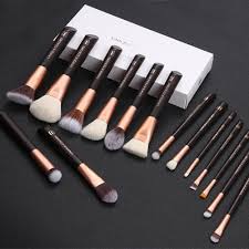 15 pcs luxe makeup brushes set