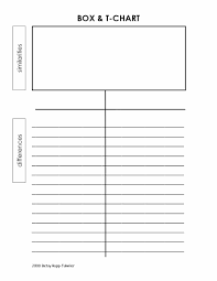 Matter Of Fact Free T Chart Graphic Organizer T Chart Is