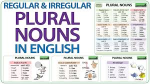 plural nouns in english regular