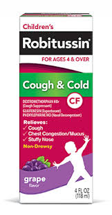 Childrens Cold Medicine Grape Flavor For Kids Robitussin
