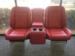 Black Front Bucket Seat Upholstery