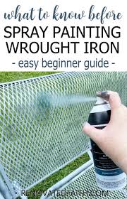 To Paint Wrought Iron Patio Furniture