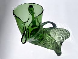 Empoli Green Murano Glass Water Pitcher